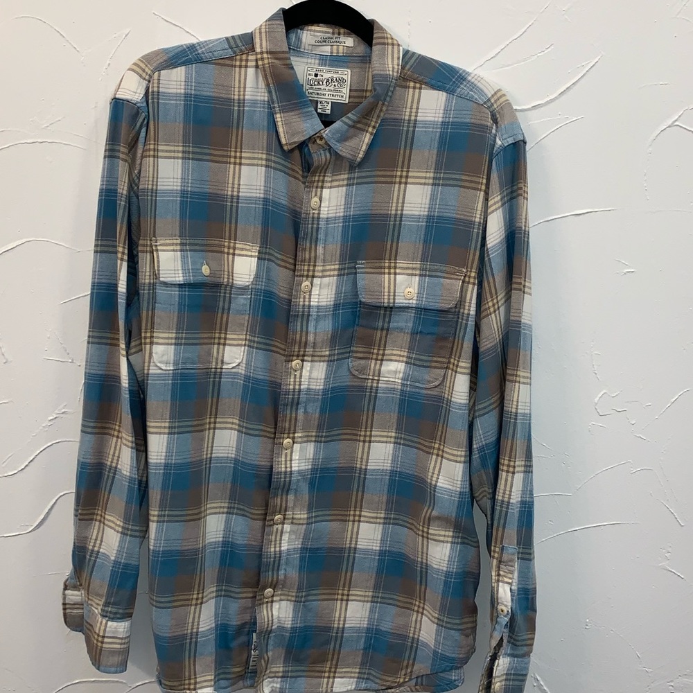 Lucky Brand- XL classic fit flannel